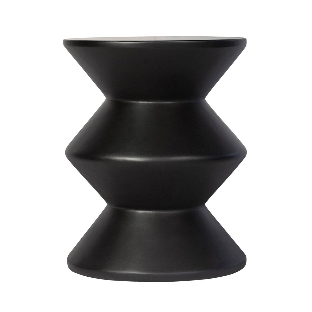 LH Home Concrete Inverted Concrete Outdoor Side Table