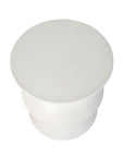 LH Home Concrete Inverted Concrete Outdoor Side Table