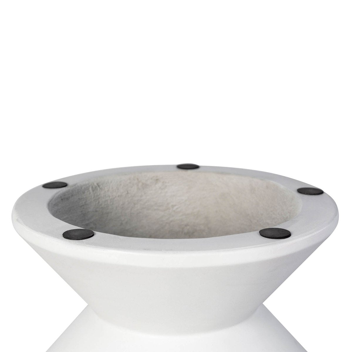 LH Home Concrete Inverted Concrete Outdoor Side Table