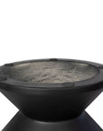 LH Home Concrete Inverted Concrete Outdoor Side Table