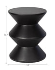 LH Home Concrete Inverted Concrete Outdoor Side Table