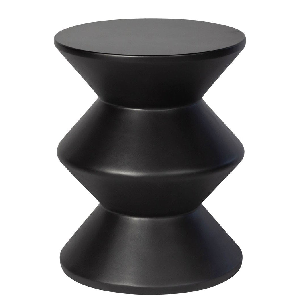 LH Home Concrete Inverted Concrete Outdoor Side Table