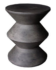 LH Home Concrete Inverted Concrete Outdoor Side Table