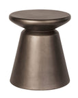 LH Home Concrete Mineral Concrete Outdoor Side Table