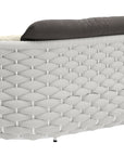 Coral Reef Loveseat Gray-Outdoor Sofas & Loveseats-Zuo Modern-LOOMLAN