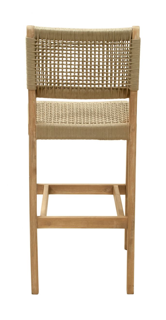 Zuo Modern Corde Olefin Fabric Outdoor Barstool
