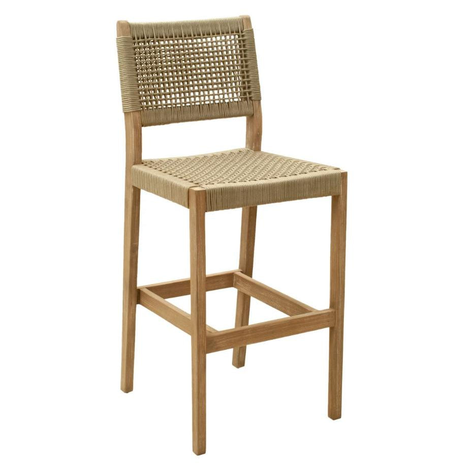 Zuo Modern Corde Olefin Fabric Outdoor Barstool