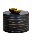 SUNPAN Corey Concrete Outdoor Round Coffee Table