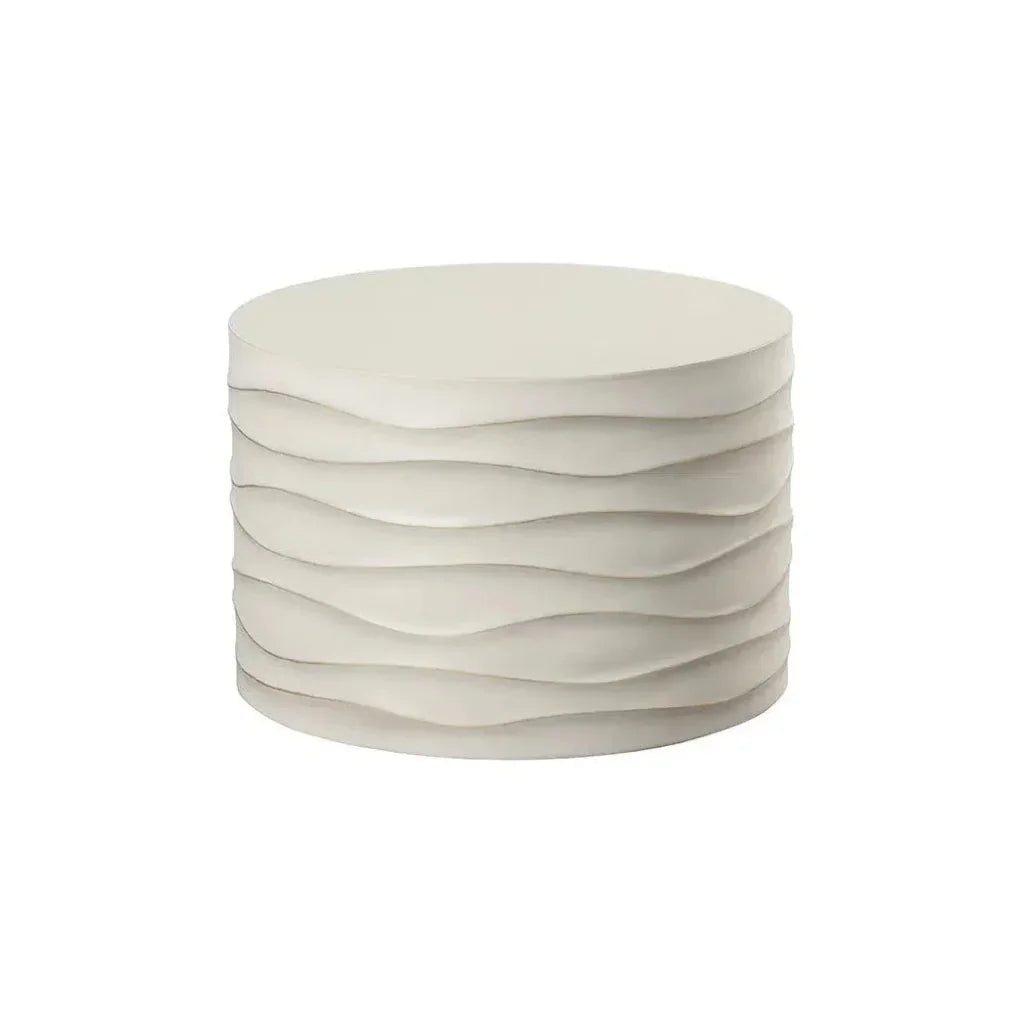 SUNPAN Corey Concrete Outdoor Round Coffee Table