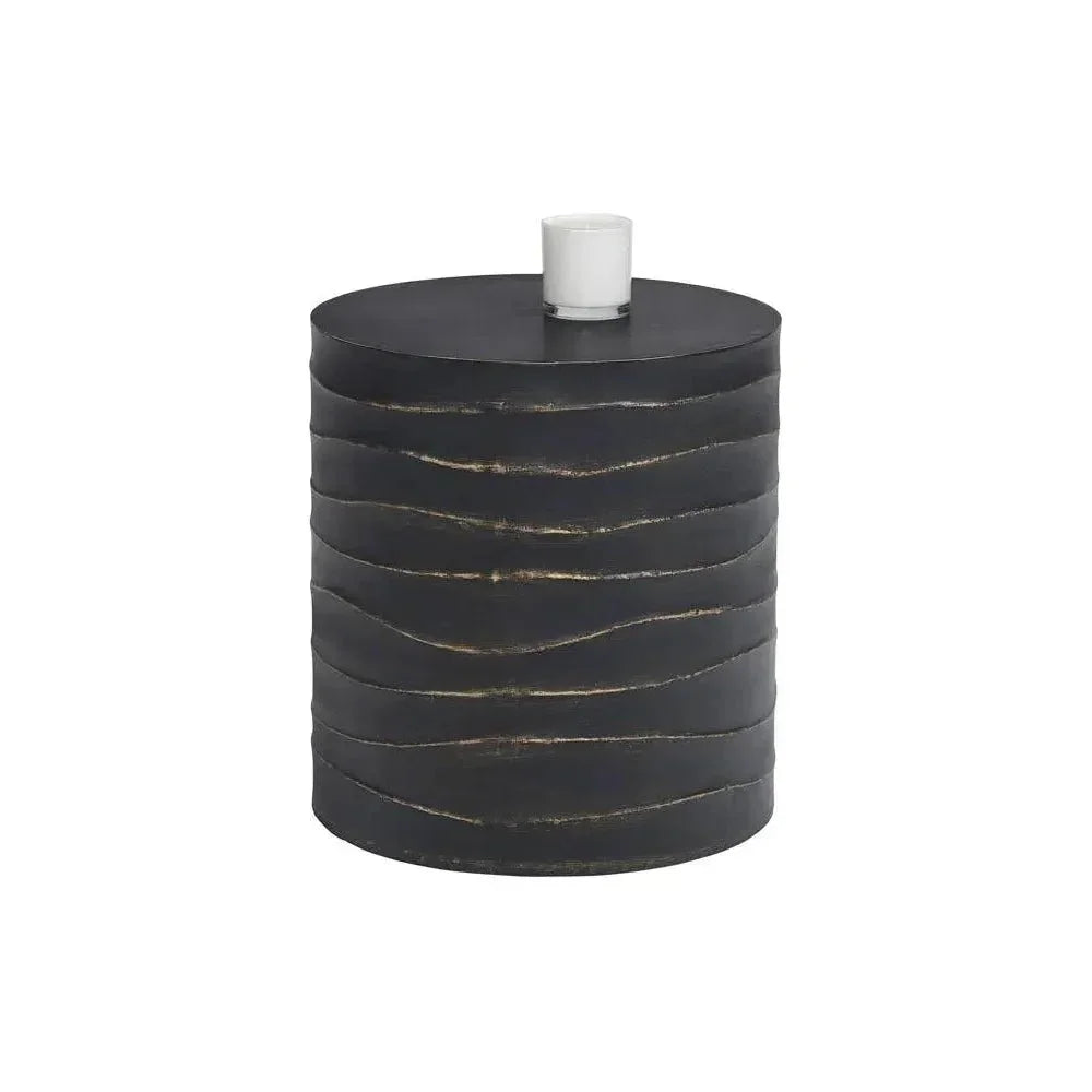 SUNPAN Corey Concrete Outdoor Round End Table