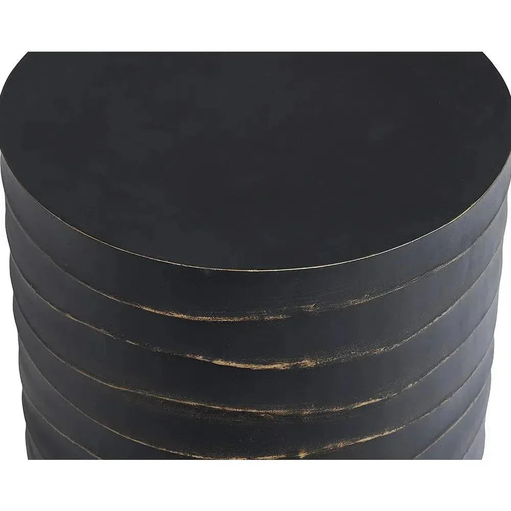 SUNPAN Corey Concrete Outdoor Round End Table
