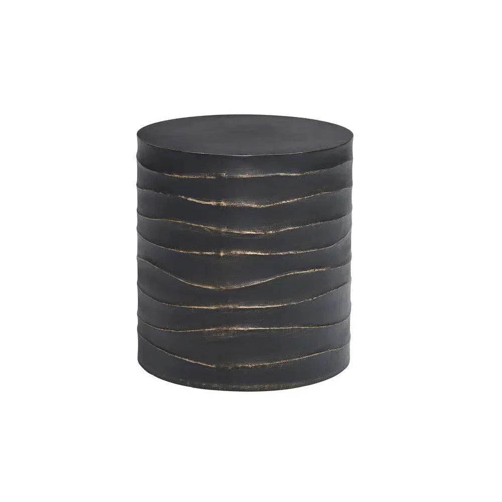 SUNPAN Corey Concrete Outdoor Round End Table