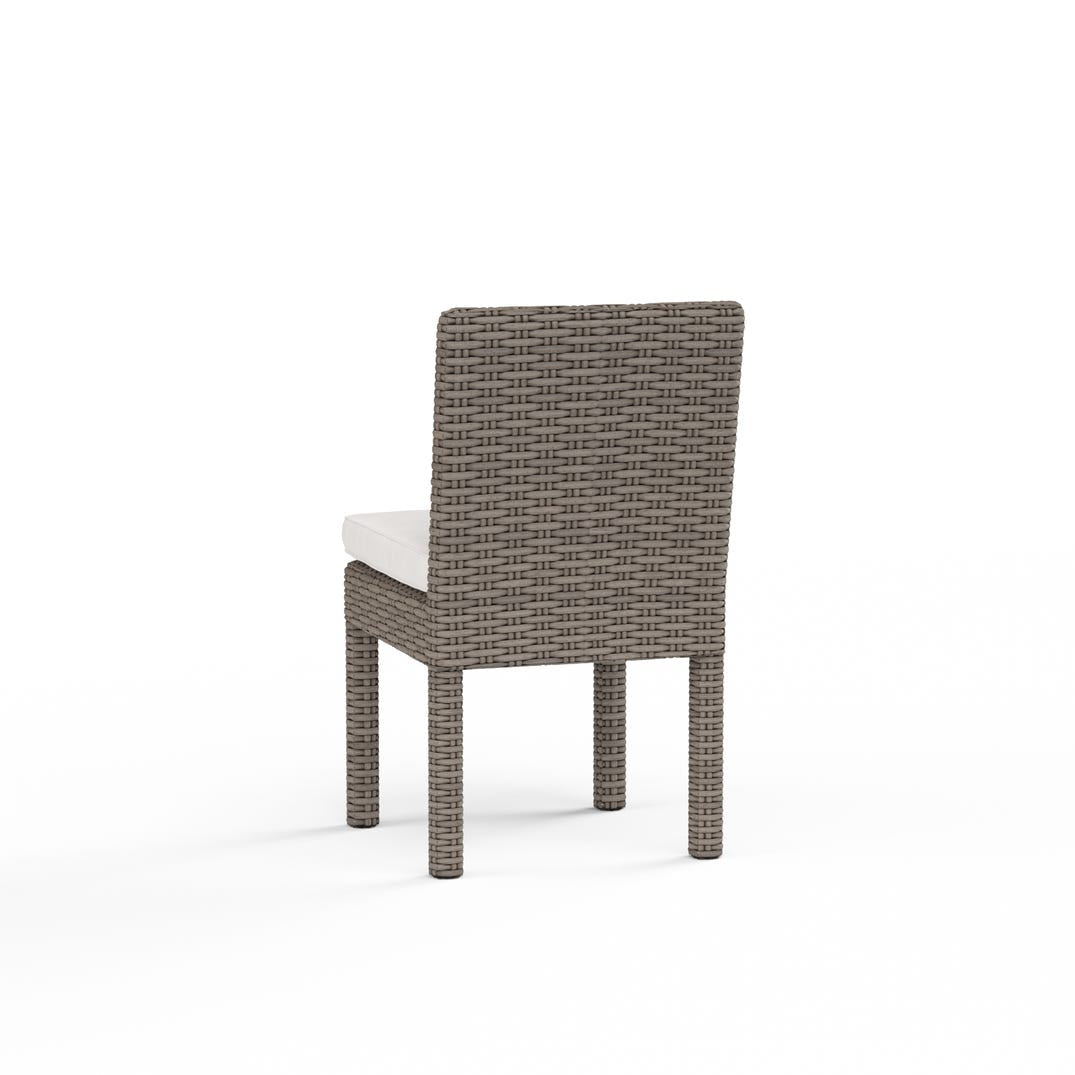 Sunset West Coronado Sunbrella Armless Outdoor Dining Chair 2PC