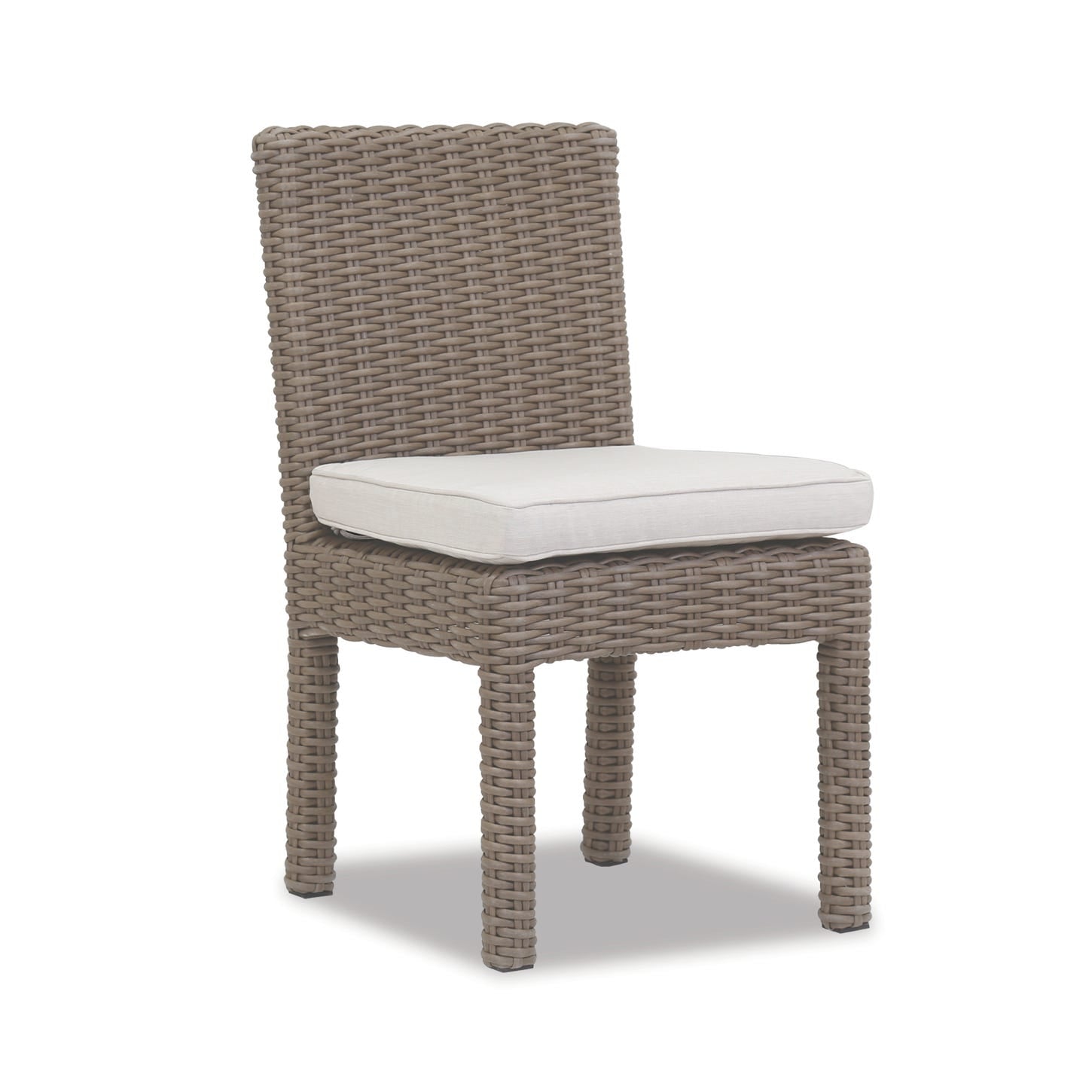Sunset West Coronado Sunbrella Armless Outdoor Dining Chair 2PC