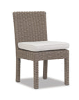 Sunset West Coronado Sunbrella Armless Outdoor Dining Chair 2PC