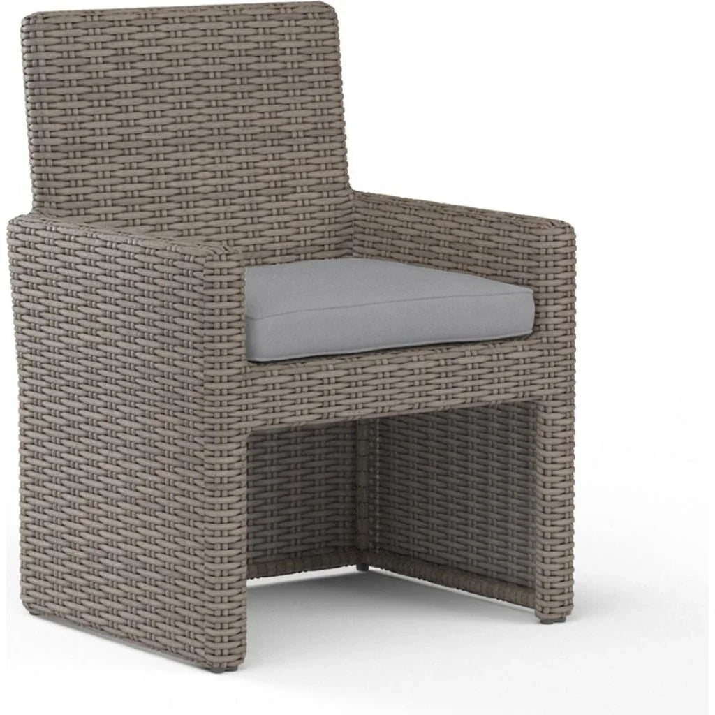 Sunset West Coronado Sunbrella Outdoor Dining Chair 2PC