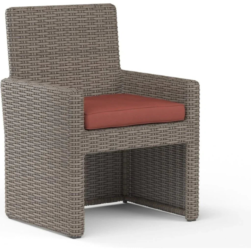 Sunset West Coronado Sunbrella Outdoor Dining Chair 2PC