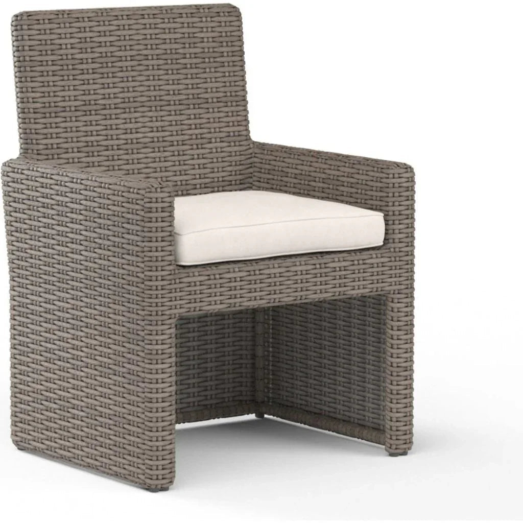 Sunset West Coronado Sunbrella Outdoor Dining Chair 2PC