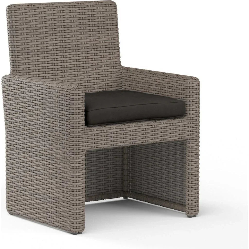 Sunset West Coronado Sunbrella Outdoor Dining Chair 2PC