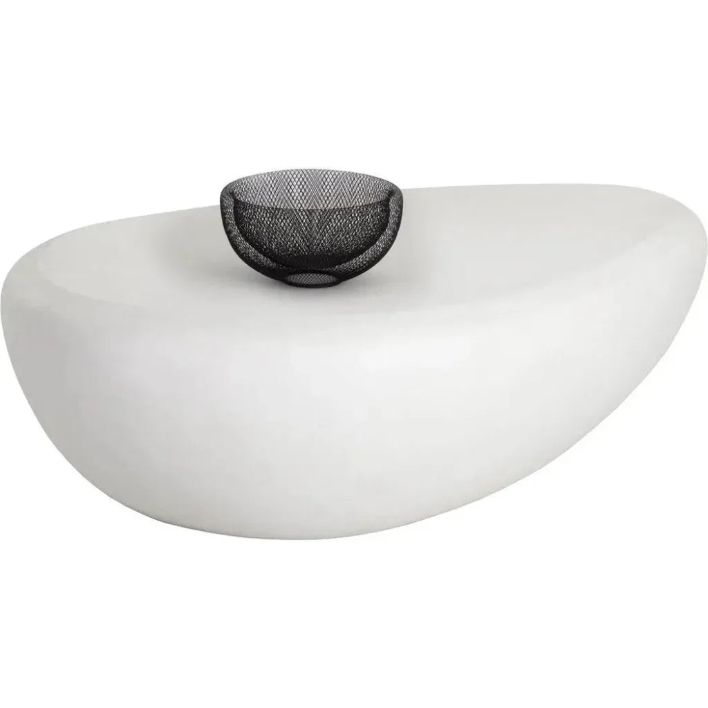 SUNPAN Corvo Concrete Outdoor Geometric Coffee Table