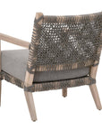 Costa Outdoor Club Chair Gray Teak-Outdoor Accent Chairs-Essentials For Living-LOOMLAN