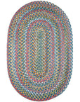 Rhody Rug Country Jewel Braided Oval Reversible Outdoor Area Rugs