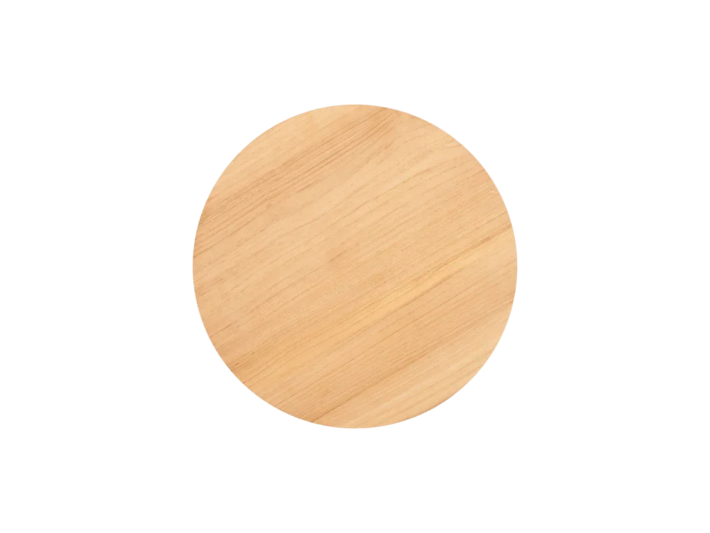 HiTeak Cross Legs Nesting Teak Patio Side Table