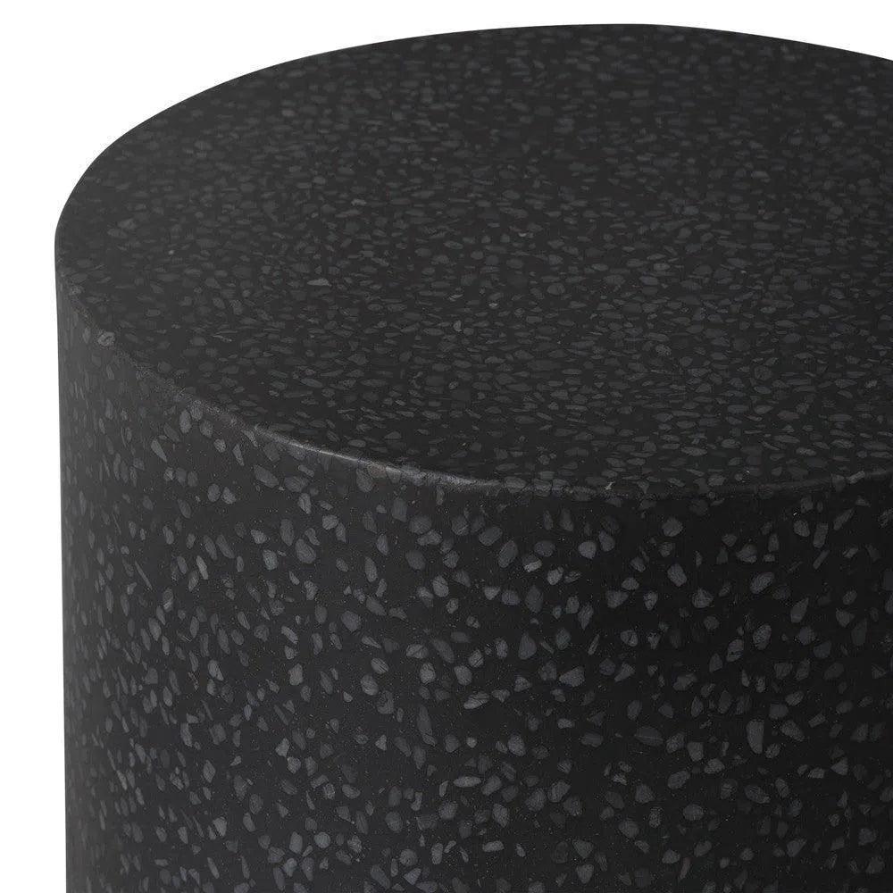 Emissary Cylinder 18 in.Terrazzo Garden Stool