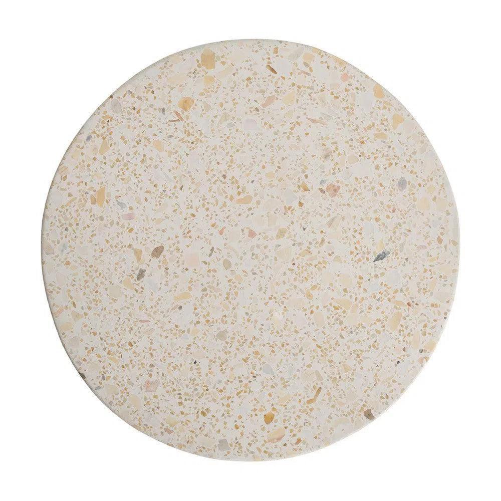 Emissary Cylinder 18 in.Terrazzo Garden Stool