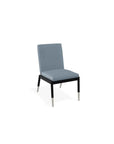 Welles Cushion Armless Dining Chair With Rustic Polymer Leg