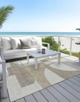 LOOMLAN Rugs Daeel Brown Washable Indoor-Outdoor Rug