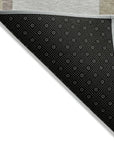 LOOMLAN Rugs Daeel Brown Washable Indoor-Outdoor Rug