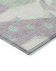 LOOMLAN Rugs Daeir Lilac Washable Indoor-Outdoor Rug