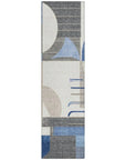 LOOMLAN Rugs Daeira Blue Washable Indoor-Outdoor Rug
