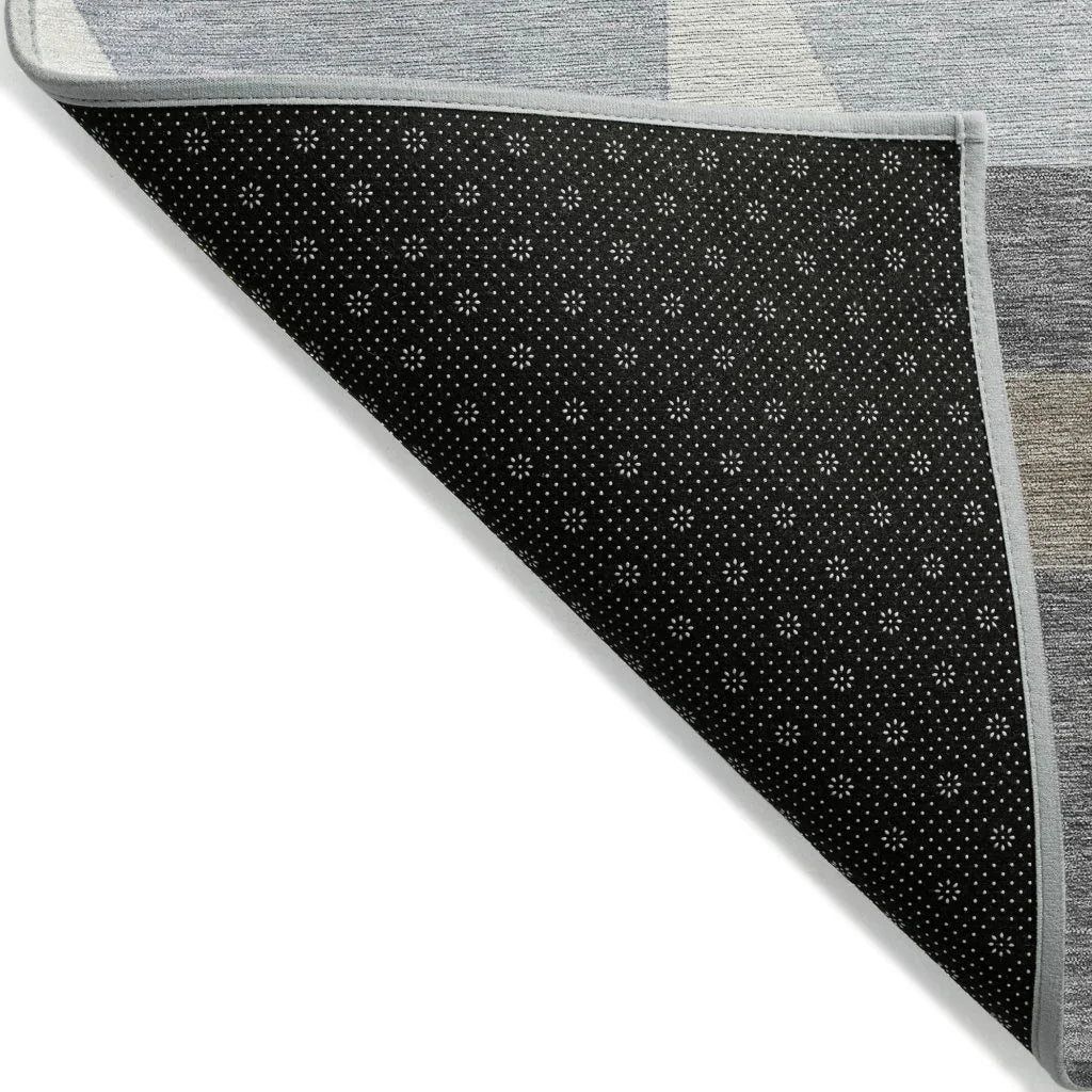 LOOMLAN Rugs Daeira Brown Washable Indoor-Outdoor Rug