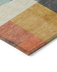 LOOMLAN Rugs Daeira Gray Washable Indoor-Outdoor Rug