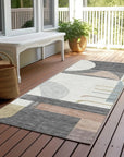 LOOMLAN Rugs Daeira Orange Washable Indoor-Outdoor Rug