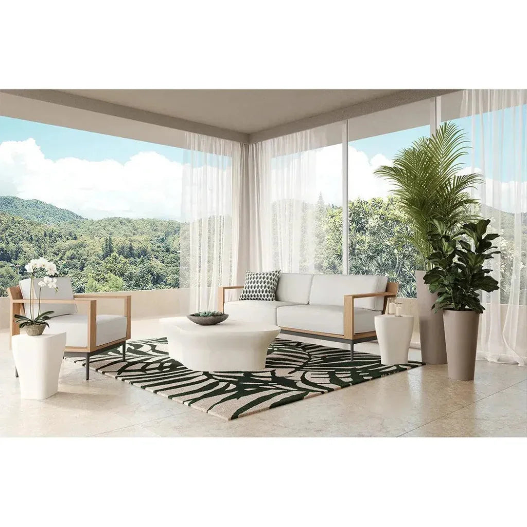 SUNPAN Dali Concrete Outdoor Geometric End Table