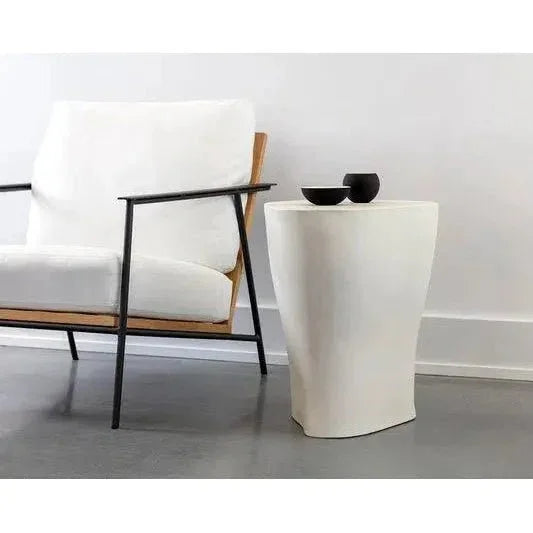 SUNPAN Dali Concrete Outdoor Geometric End Table