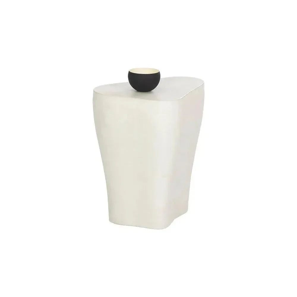 SUNPAN Dali Concrete Outdoor Geometric End Table