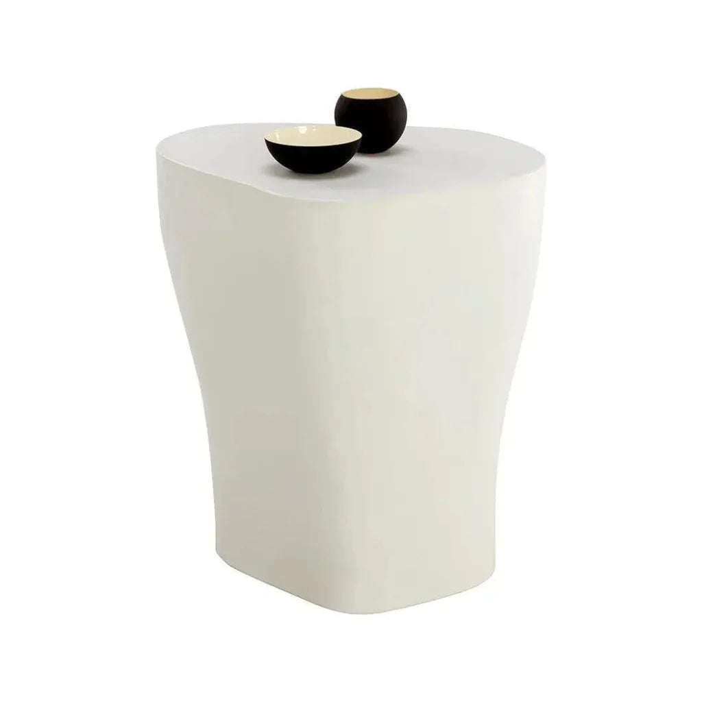 SUNPAN Dali Concrete Outdoor Geometric End Table