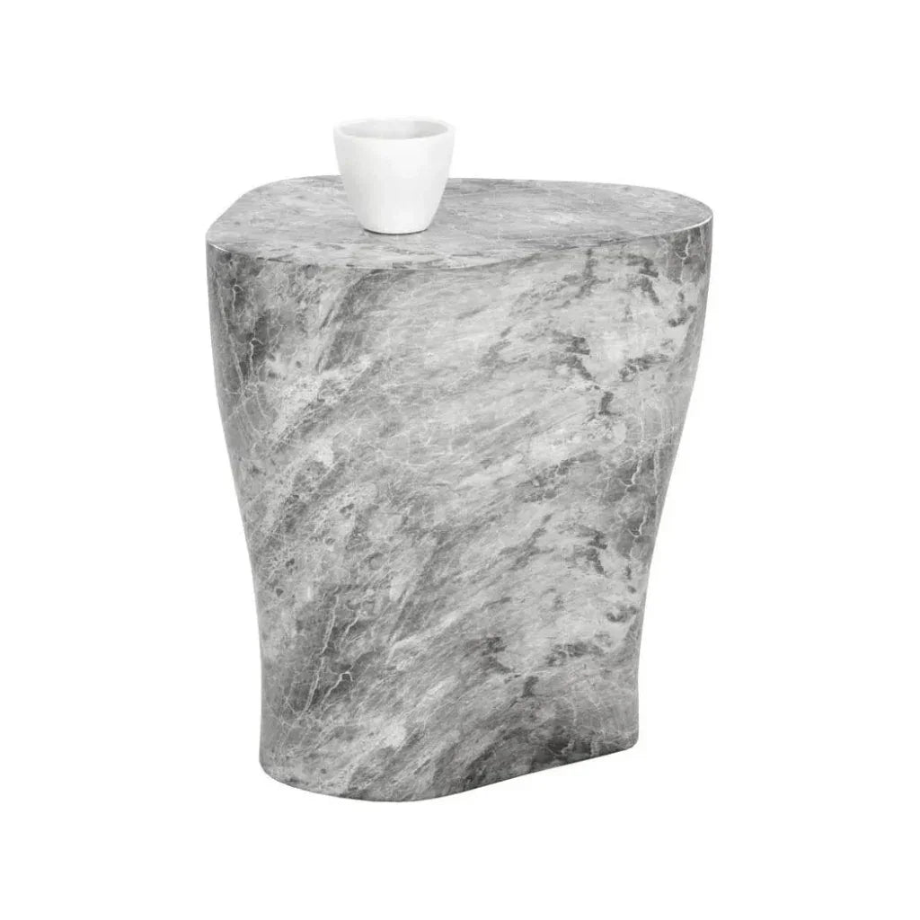 SUNPAN Dali Concrete Outdoor Geometric End Table