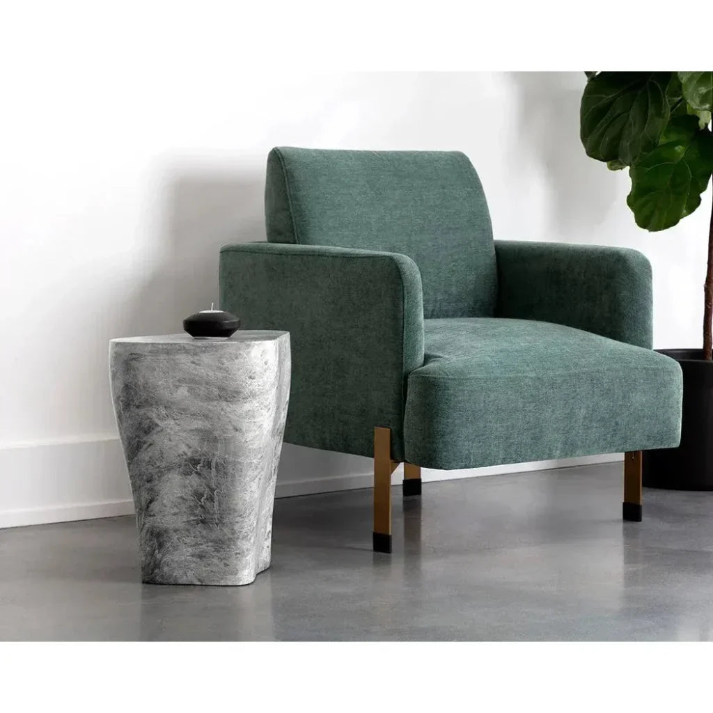 SUNPAN Dali Concrete Outdoor Geometric End Table
