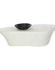 SUNPAN Dali White Outdoor Geometric Coffee Table