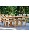 HiTeak Dalton Rectangular Extandable Outdoor Dining Table