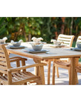 HiTeak Dalton Rectangular Extandable Outdoor Dining Table