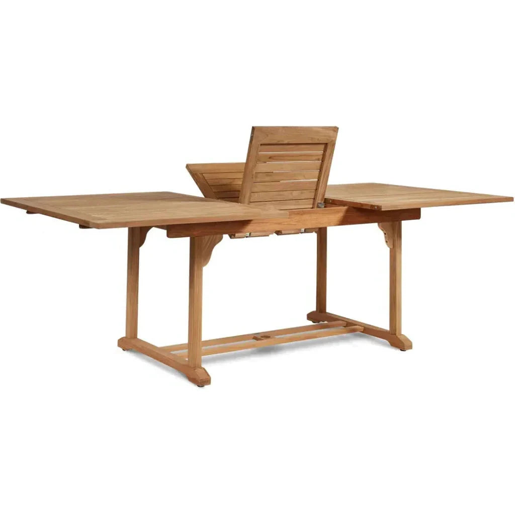 HiTeak Dalton Rectangular Extandable Outdoor Dining Table