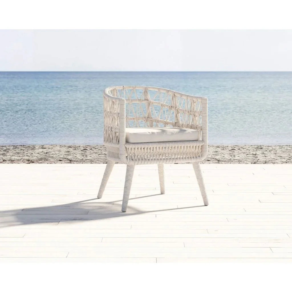 Sunset West Dana Rope Outdoor Dining Chair 2PC