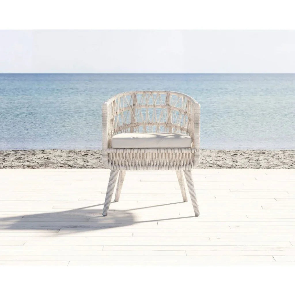 Sunset West Dana Rope Outdoor Dining Chair 2PC