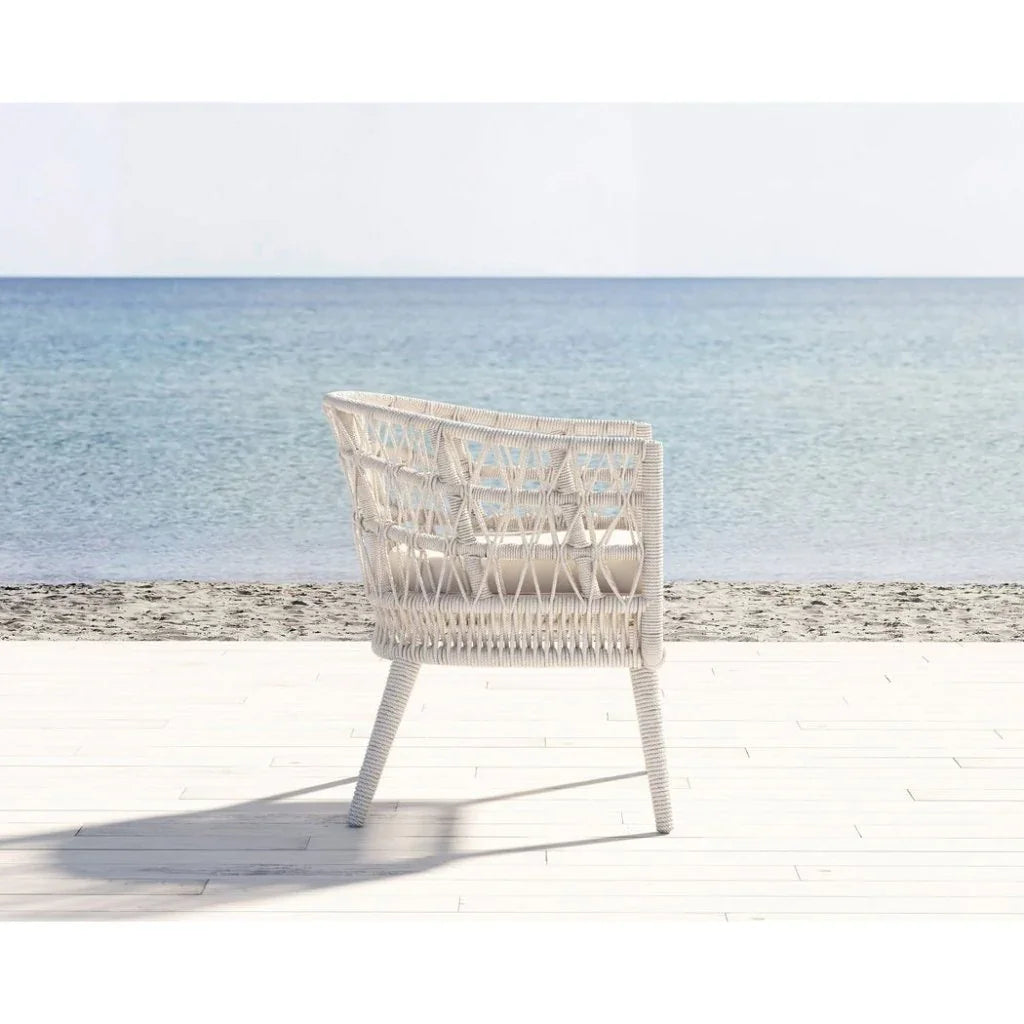 Sunset West Dana Rope Outdoor Dining Chair 2PC